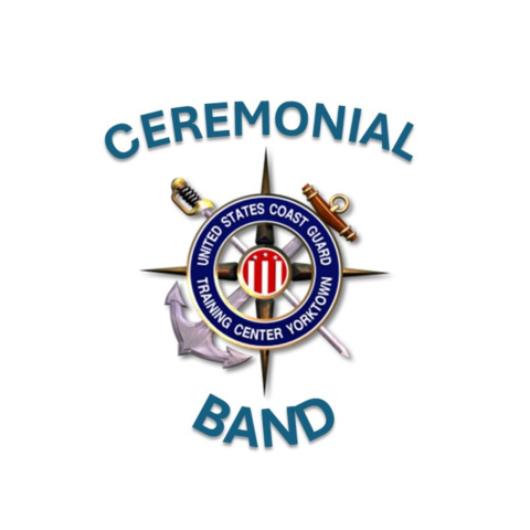 Logo of Ceremonial Band for U.S. Coast Guard Training Center Yorktown