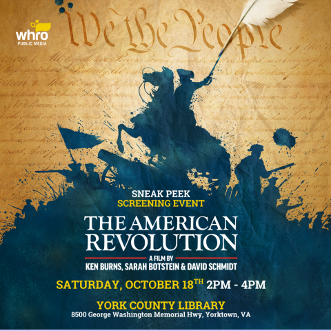 Poster of The American Revolution documentary by Ken Burns 