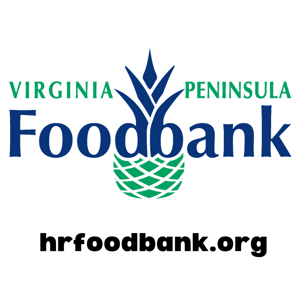 Virginia Peninsula Foodbank Logo with hrfoodbank.org below