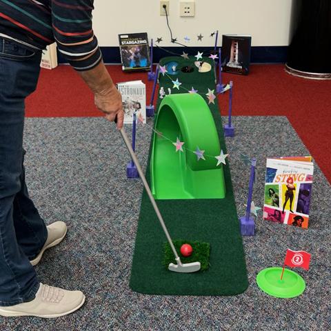 Library mini golf