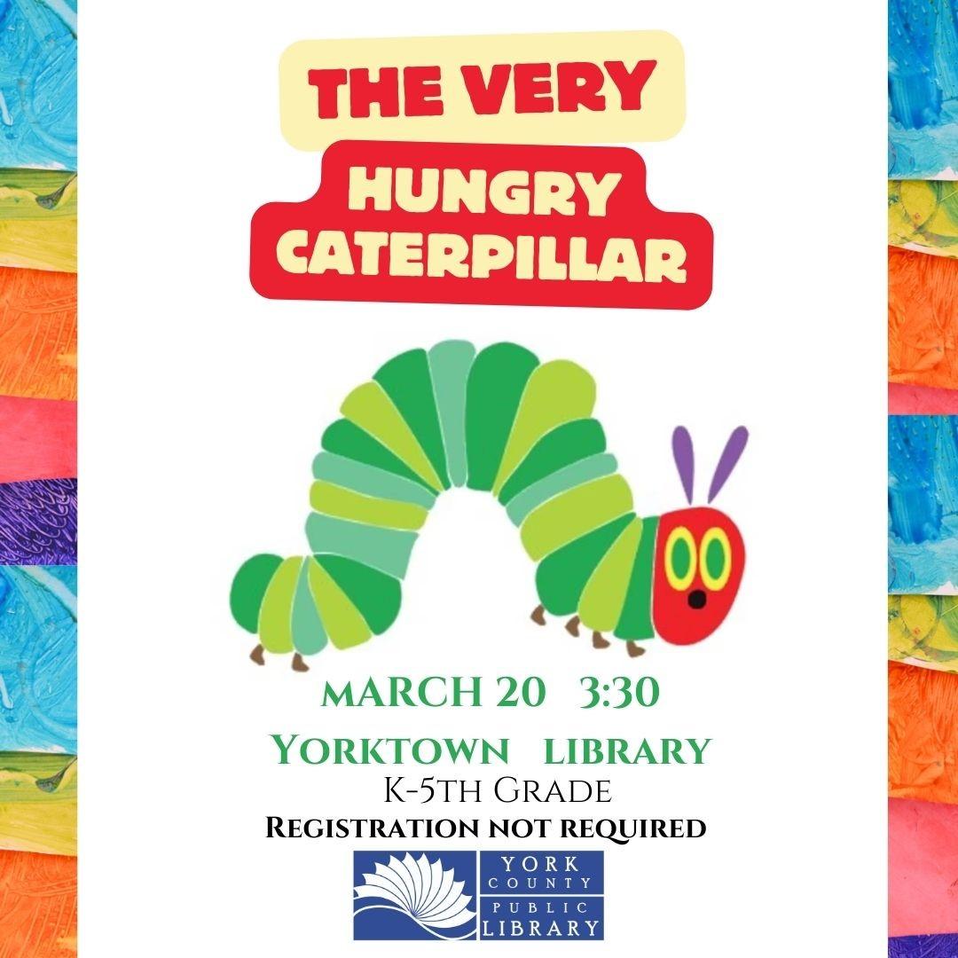 words "The very hungry caterpillar"