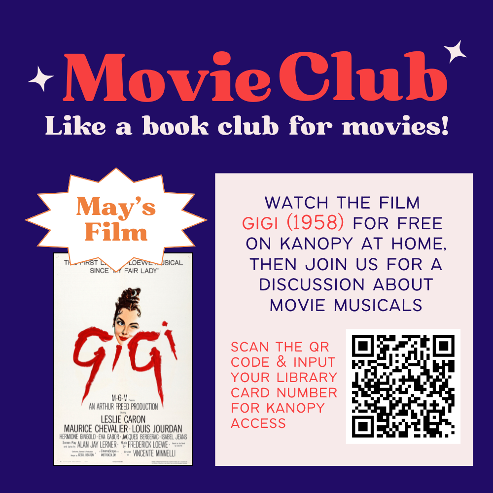Movie Club, Like a Book Club for Movies promotional graphic